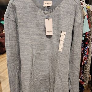 Goodfellow & Co XL Men's Gray Henley Shirt